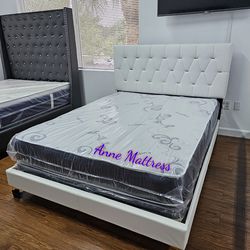 NEW QUEEN MATTRESS AND BOX SPRING 😉 100% QUALITY & CONFORM 👌