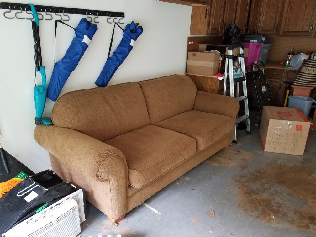 Light brown couch for free