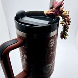 Straw Topper Dragon Stanley Tumbler Straw Charm Forth Wing Onyx Storm Fans