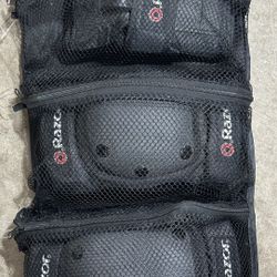 New Razor Elbow and Knee Pads + Wrist Guards Multi Sport Youth Age 8+