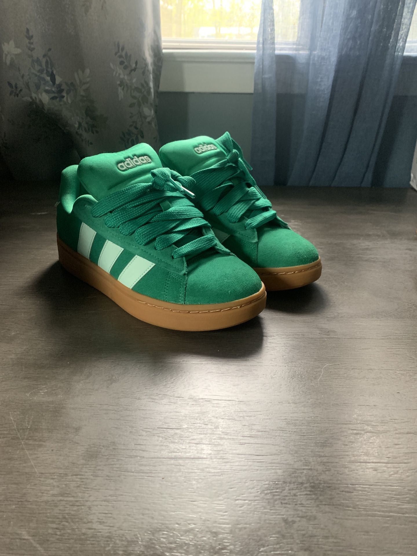 Green Adidas Shoues