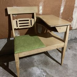 Mid Century Telephone Gossip Table 