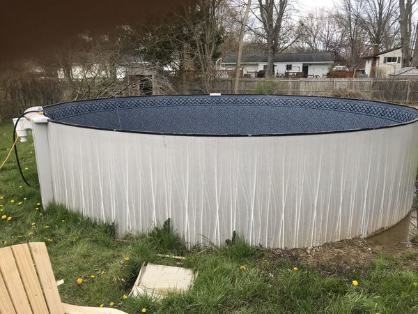 perma salt pool is green