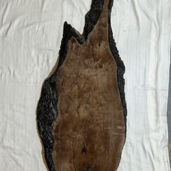 Burned Edge Redwood Slab