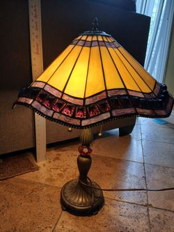 Beautiful stained glass lamp