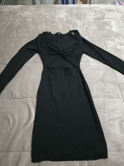 Peak a book belly long sweater dress