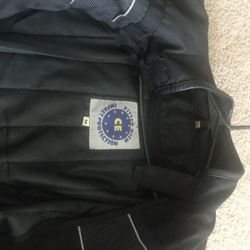 Motorcycle jacket scotchline