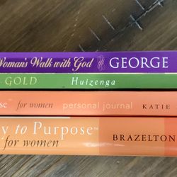 4 women’s devotional books - new