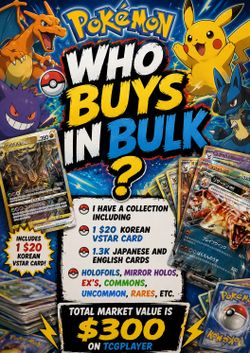 Selling pokémon collection