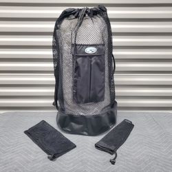 Stahlsac Bonaire Mesh Backpack Scuba Diving Gear Bag + 2 Mesh Bags 