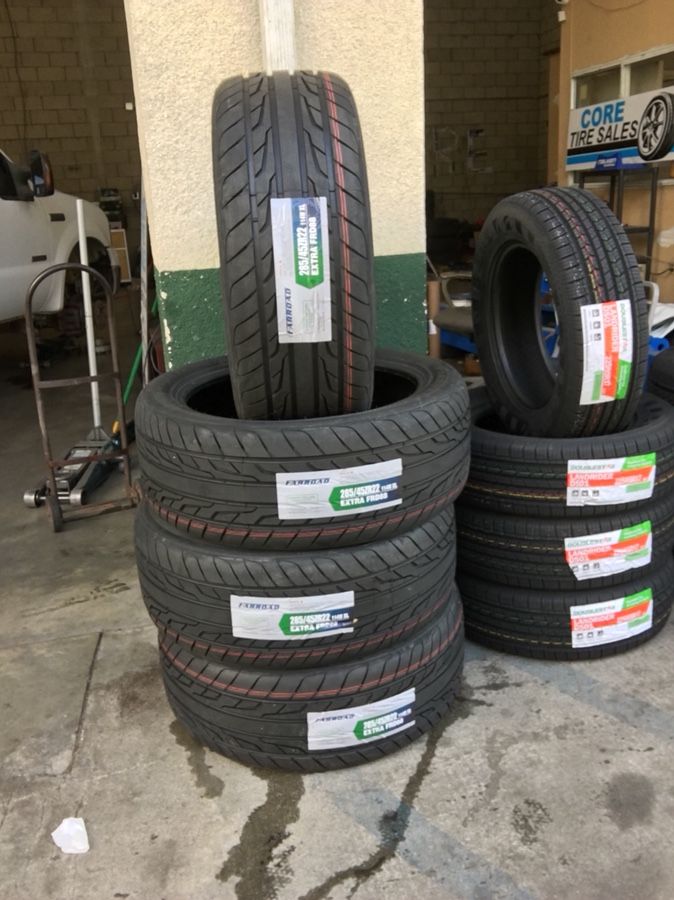 New set of (4) 285/45R22 FarRoad FRD88 All Season tires for sale with a 45k mileage warranty