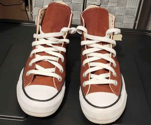 Brown & White Allstar Converse 