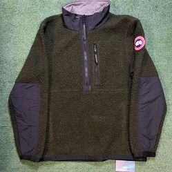 Canada Goose Renfrew Fleece dark green Pullover