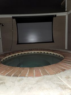 Vankyo Performance V(contact info removed)P Home Theatre Projector and 110 Inch Professional Electric  Screen 