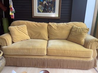 Elegant Gold Couch