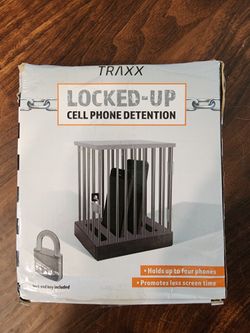 Traxx Locked Up Cellphone Detention Gag Gift