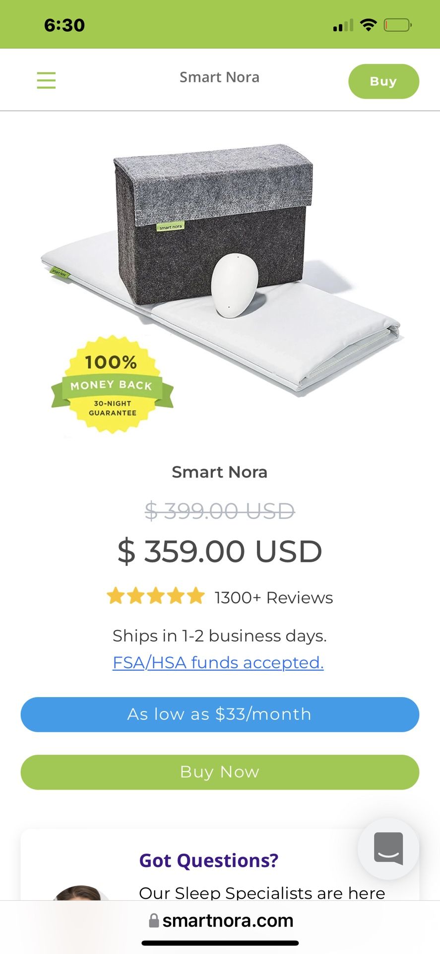 Nora Smart Pillow Other - Personal care