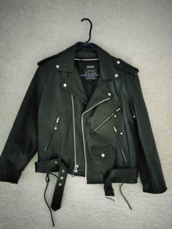 Women's Leather Biker Jacket