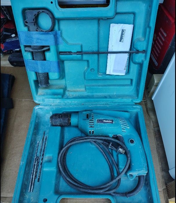 Makita Hammer Drill.  $10.