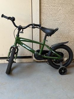 Sport Kids Bike with Training Wheels