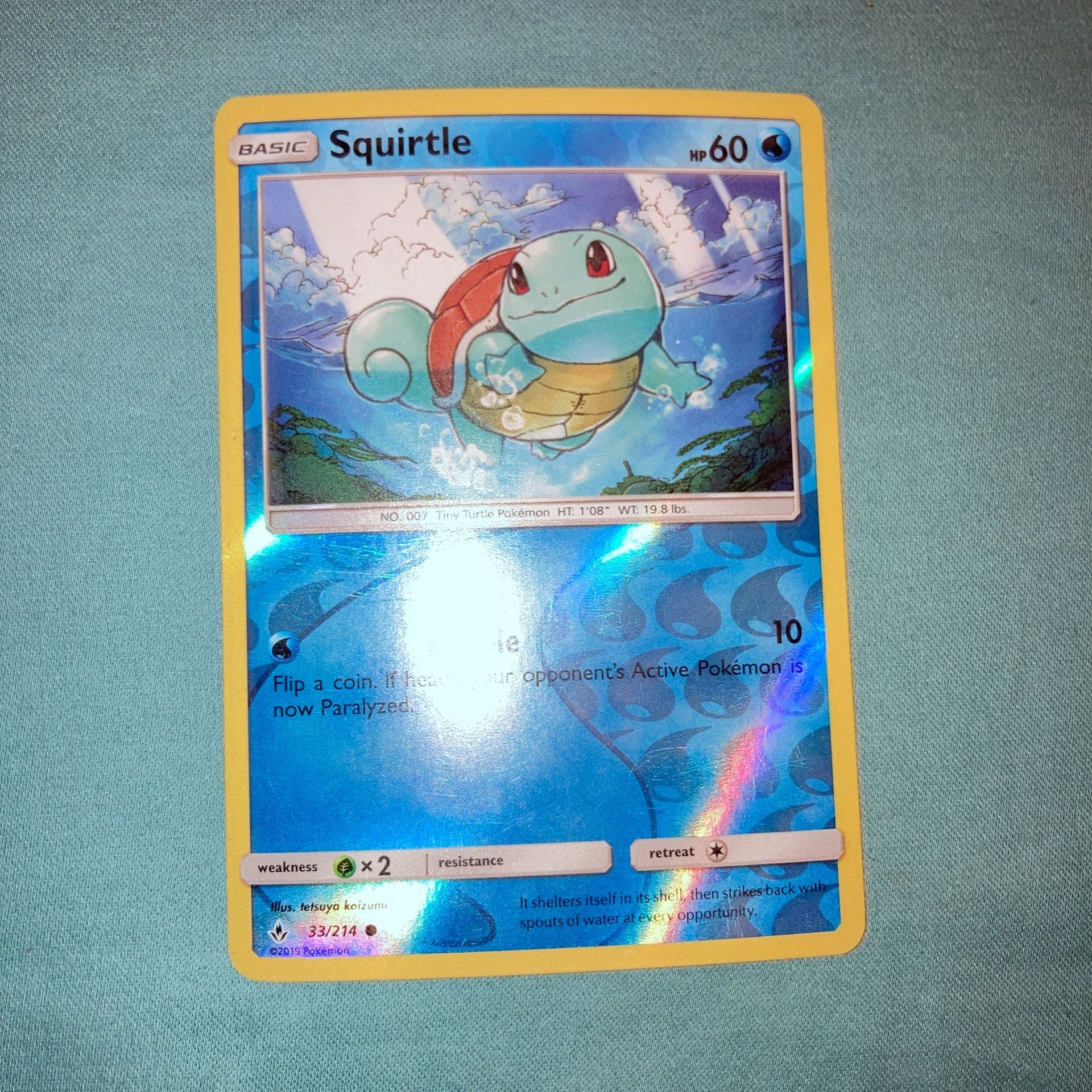 Pokémon Card squirtle 