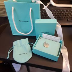 Authentic Tiffany Charm For Necklace