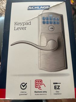 Schlage home door keypad