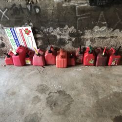 Gas Jugs All For 20