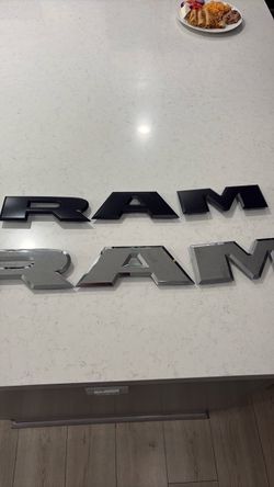 RAM Truck Tailgate Letter Emblems Set