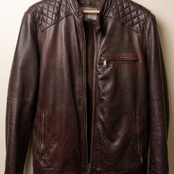 Andrew Marc Leather Jacket (Real Leather)
