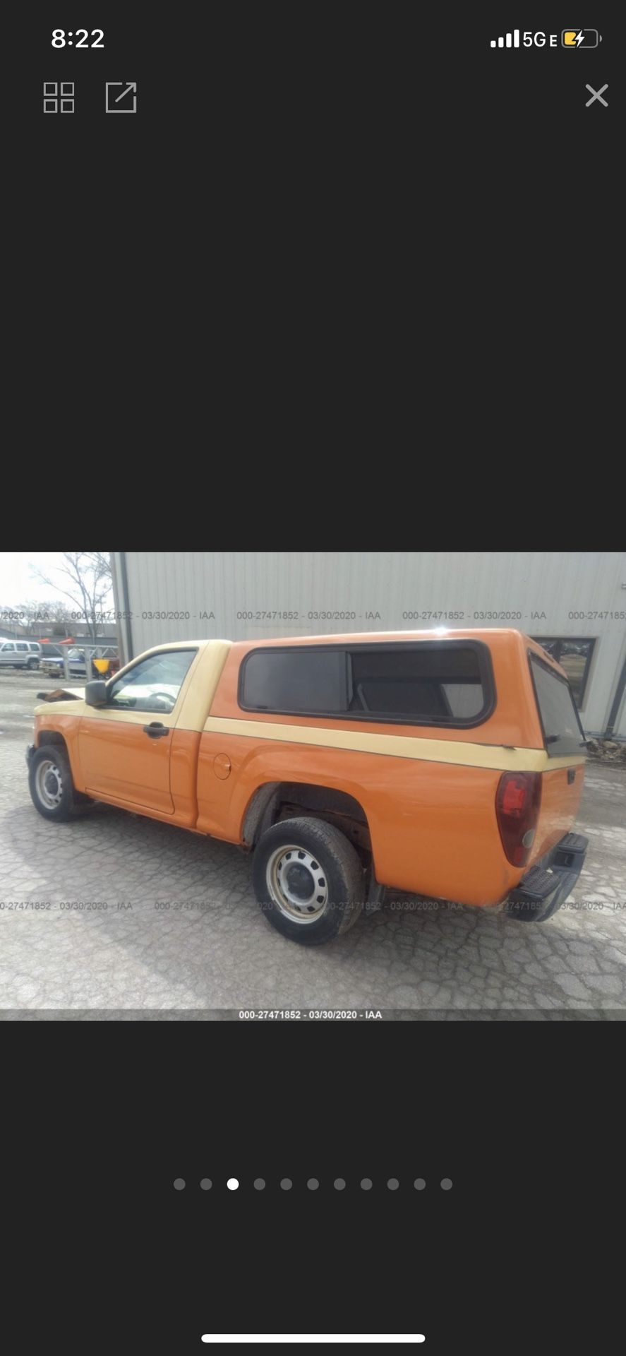 2012 Chevy Colorado part out