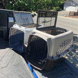 Small Dog Cat Rabbit Bunny Kennel Crate Carrier Like New 24" L by 14” W by 14” H $25 Each