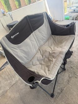 Double Folding Camping Chair Heated