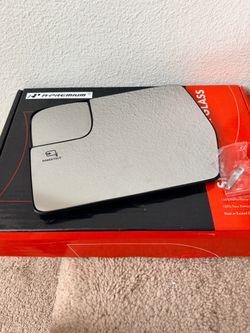 A-Premium Driver Left Side Heated Power Mirror Glass Compatible with Ford F-150 2011 2012 2013 2014, with Backing Plate, Replace # BL3Z-17K707-E