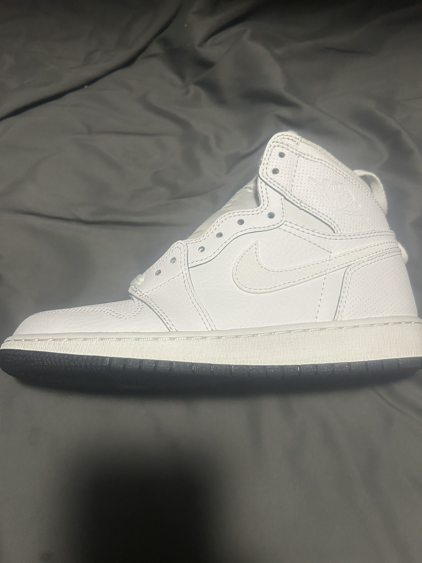 Jordan 1 White Perforated