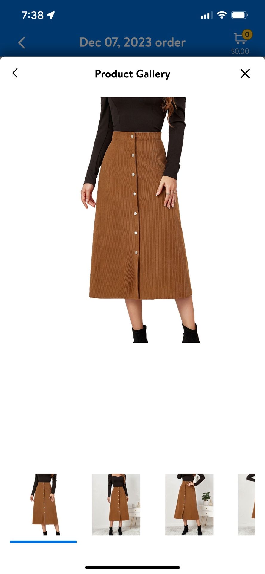 Women Long Skirt A-line Retro Elastic Corduroy Petticoat High Waist Button Womens Midi Skirt Casual Cogild