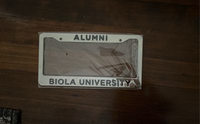 BIOLA Alumni License Plate Cover