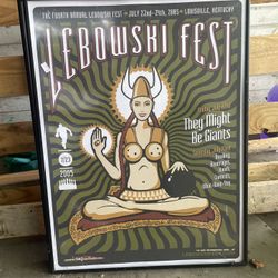 Big Lebowski Poster with Frame