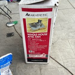 Whole House Attic Fan 2 Speed 