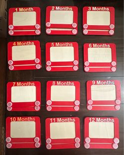 Toy Story Etch-a- Sketch Monthly Frames
