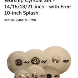Sabian AAx Pack Never Used 