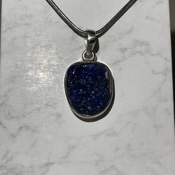 Azurite Blueberry Necklace 