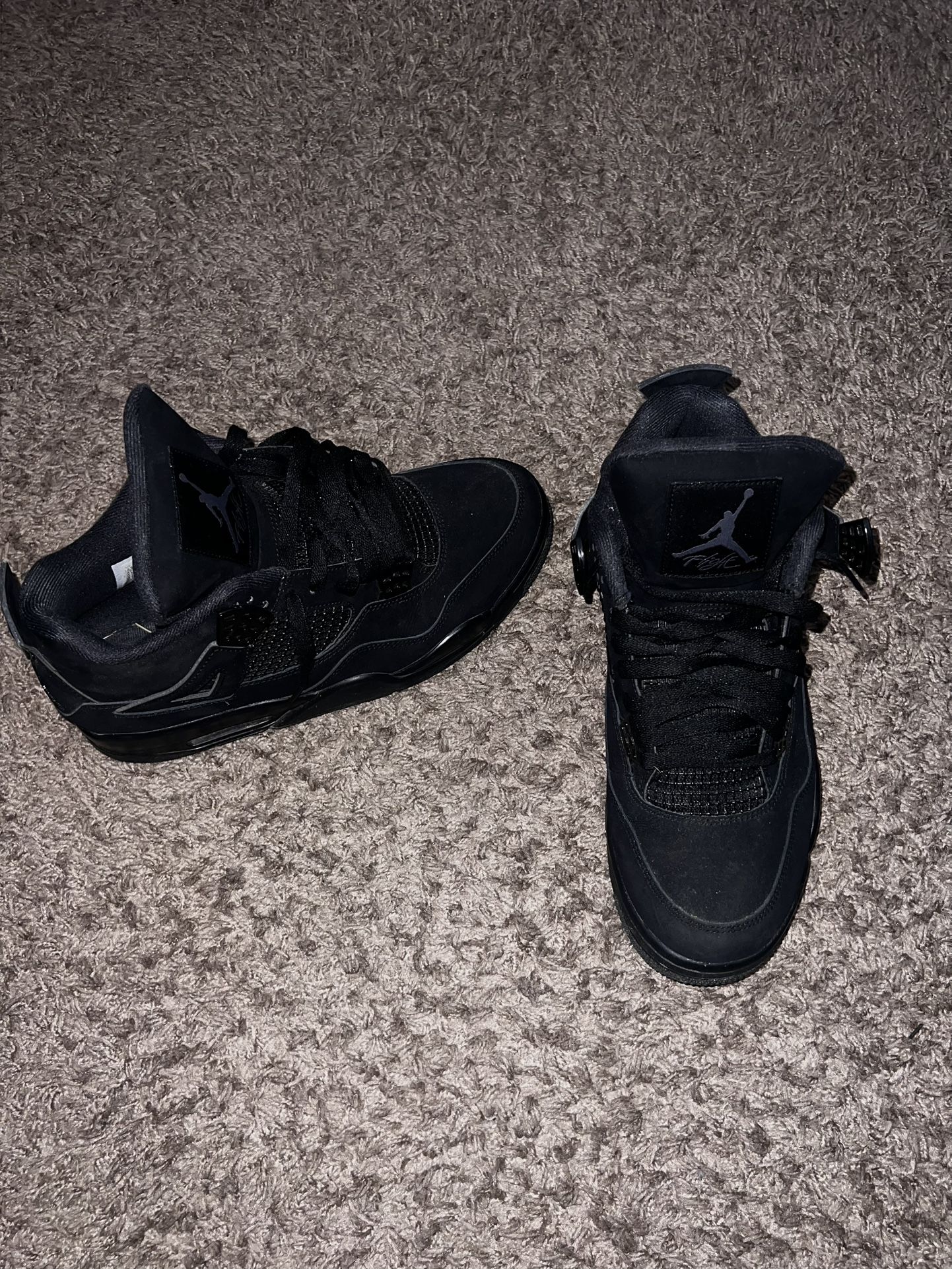Black Cat Jordan 4 (Size 10)