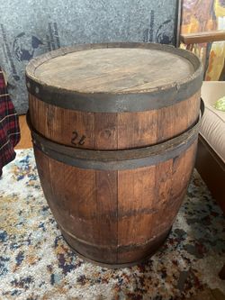 Bourbon Wooden Barrel