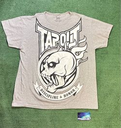 Tapout discipline & honor grey tee