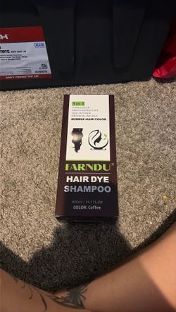 Hair dye shampoo