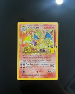 Charizard 25th Anniversary Pokémon Card