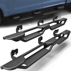 Pofenze Black Running Boards Side Step Nerf Bar For 2009-2014 Ford F150 Super Crew Cab Brand New still in the box E657