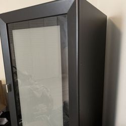 Media/Storage Cabinet with Frosted Glass door