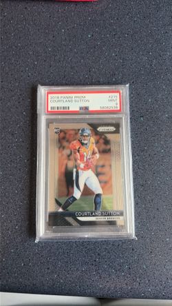 2018 Panini Prizm Courtland Sutton RC #215 — PSA 9 Mint